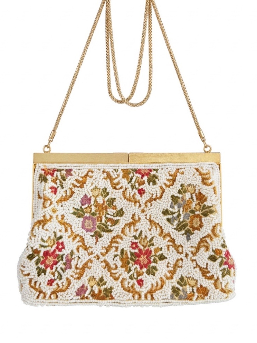 Vintage Glass Beaded Purse